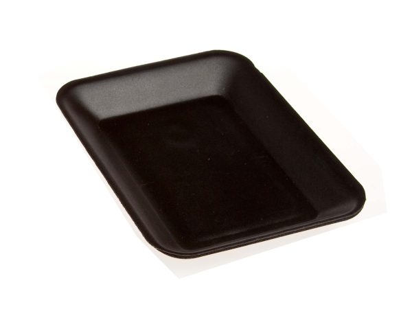 POLYSTYRENE BUTCHER TRAYS / BLACK TRAYS 71M BLACK TRAY