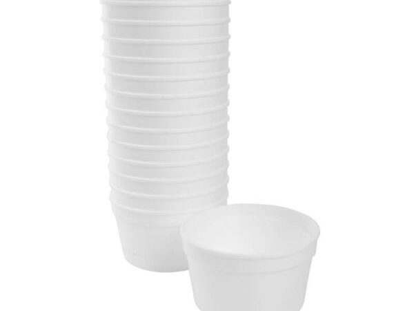 Polystyrene Tubs and Cups 250ml Cups