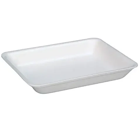 POLYSTYRENE TRAYS- WHITE TRAYS 4 FASTFOOD TRAY